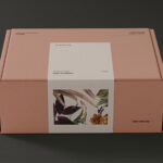Pastel Shipping Box Mockup