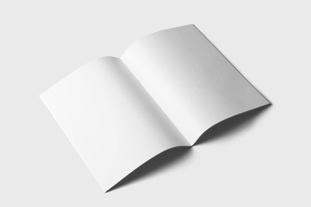 Perspective A4 Magazine Mockup