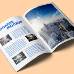 Perspective A4 Magazine Mockup