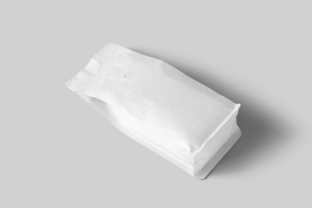 Perspective Coffee Bag Mockup