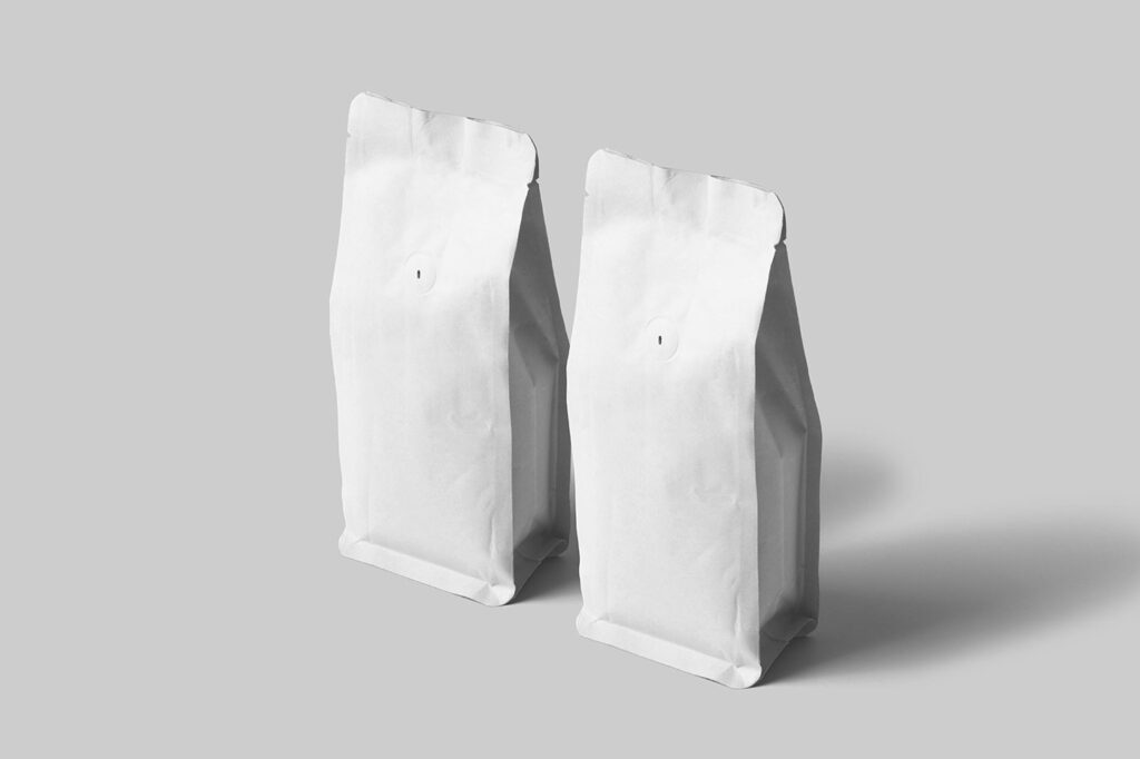 Perspective Coffee Bag Mockups