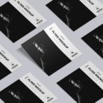 Perspective Grid Square Flyer Mockup