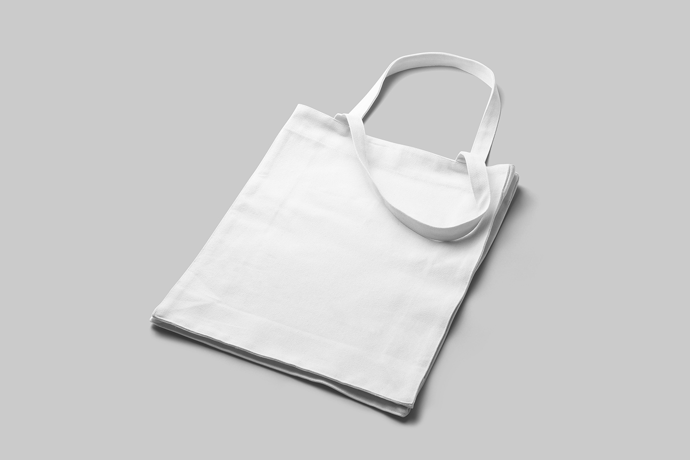 Free Perspective Lying Tote Bag Mockup PSD Template