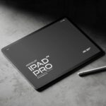 Perspective Shot of Apple iPad Pro Mockup with Pencil