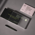 Perspective Shot of Branding Identity Stationery Mockup