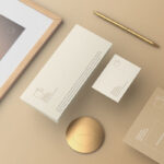 Perspective Showcase of Premium Stationery Mockup