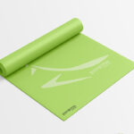 Perspective Showcase of Rolled Yoga Mat Mockup