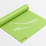 Perspective Showcase of Rolled Yoga Mat Mockup