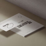 Perspective Sight of Business Mockups with Notepad