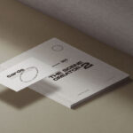 Perspective Sight of Business Mockups with Notepad