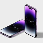 Perspective Sight of iPhone 14 Pro Mockup