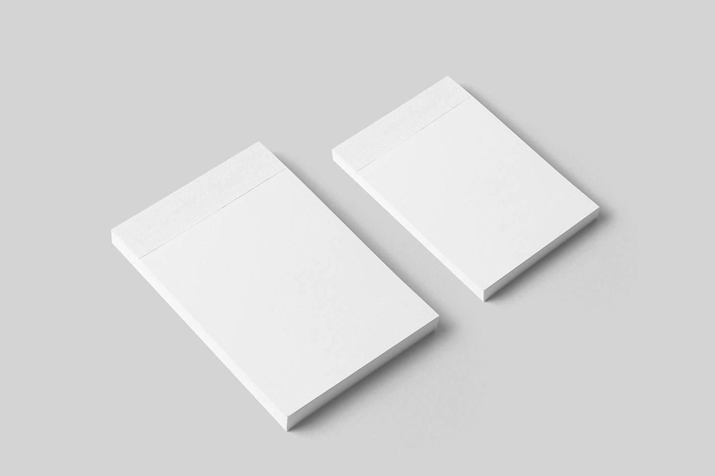 Free Perspective Sight of Notebook Mockup PSD Template