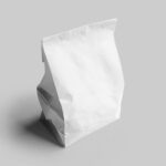 Perspective Sight of Paper Coffee Bag Mockup