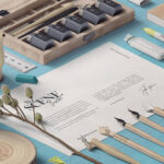 Perspective Sight of Paper Mockup