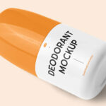 Perspective Sight of Roll-on Deodorant Mockup