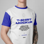 Perspective Sight of T-Shirt Mockup