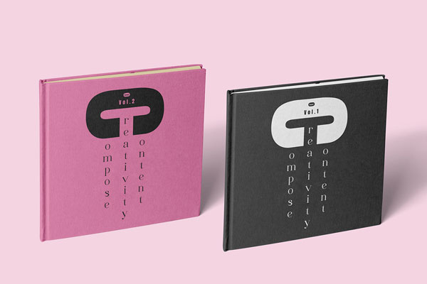 Perspective Square Book Mockups
