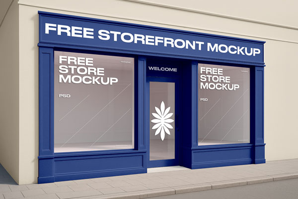 Perspective Storefront Mockup