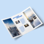 Perspective Trifold Brochure Mockup