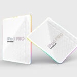 Perspective View of 2 iPad Pro Clay Mockup