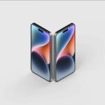 Perspective View of 2 iPhone 14 Pro Max Mockups