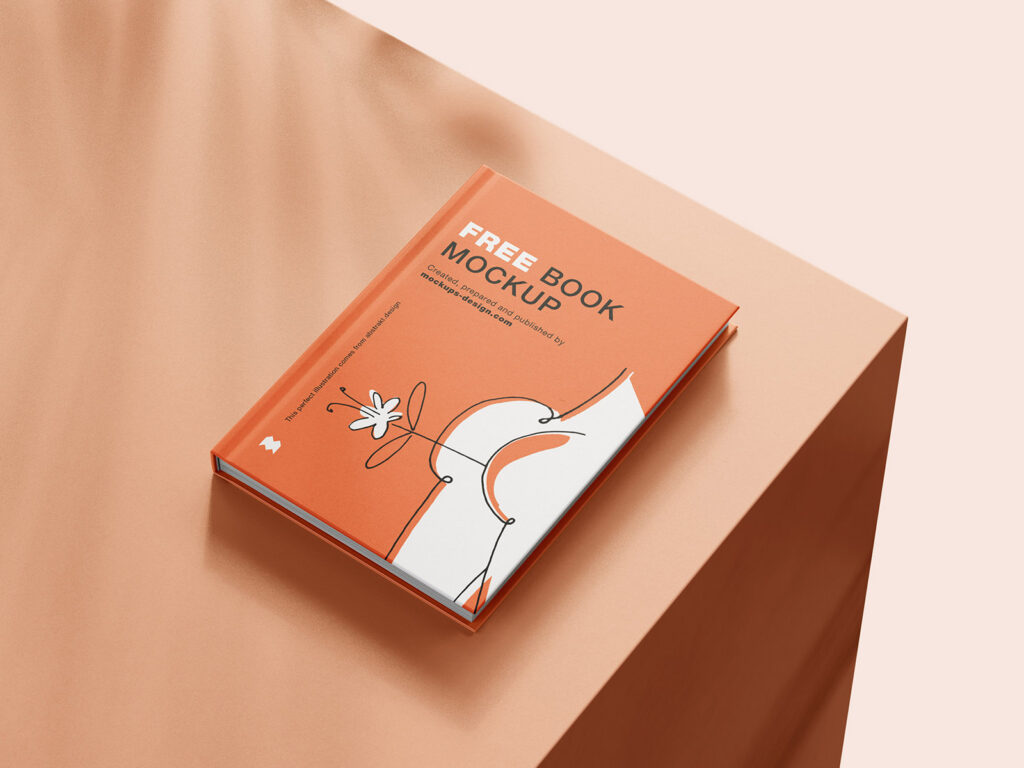 Perspective View of 8 A5 Book Mockups