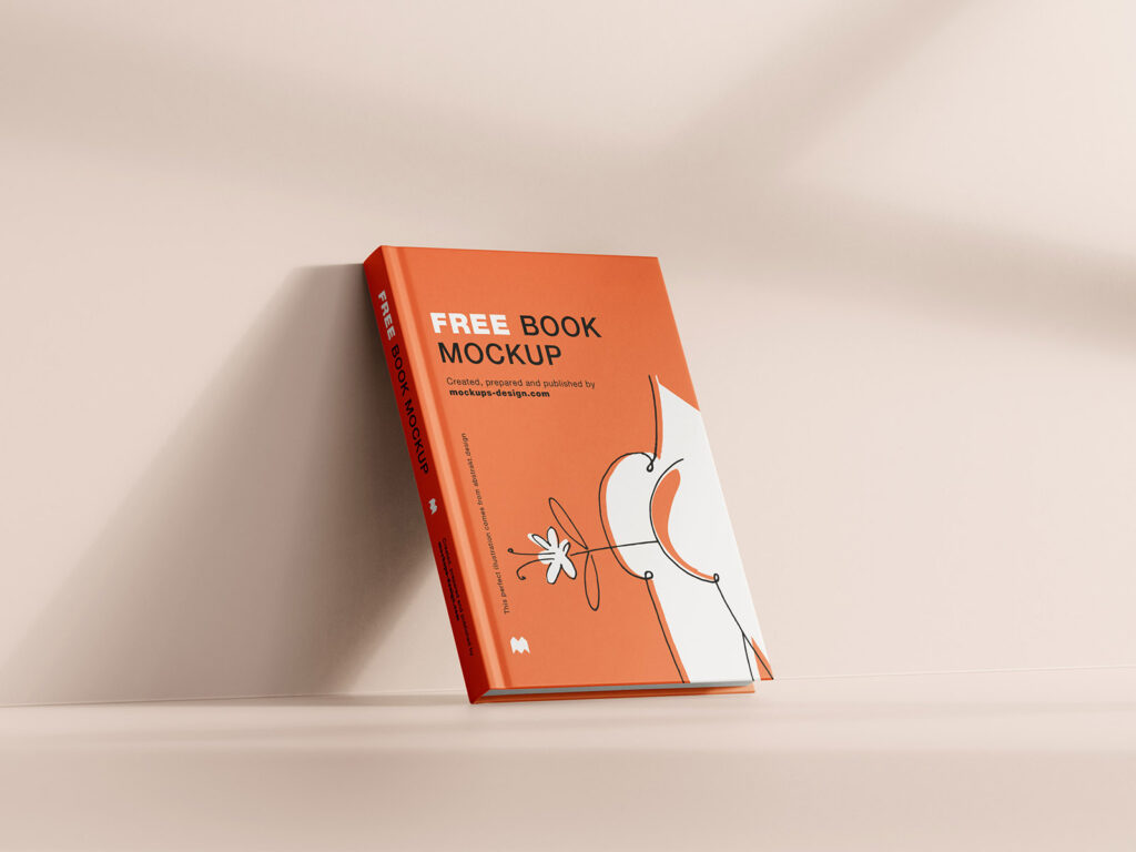 Perspective View of 8 A5 Book Mockups
