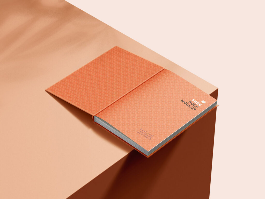 Perspective View of 8 A5 Book Mockups