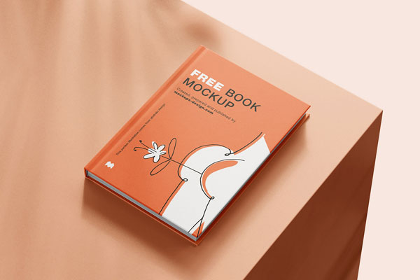 Perspective View of 8 A5 Book Mockups