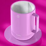 Perspective View of a Classic Coffee Mug and Coaster Mockup