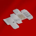 Perspective View of a Cosmetic Packaging Box Mockup