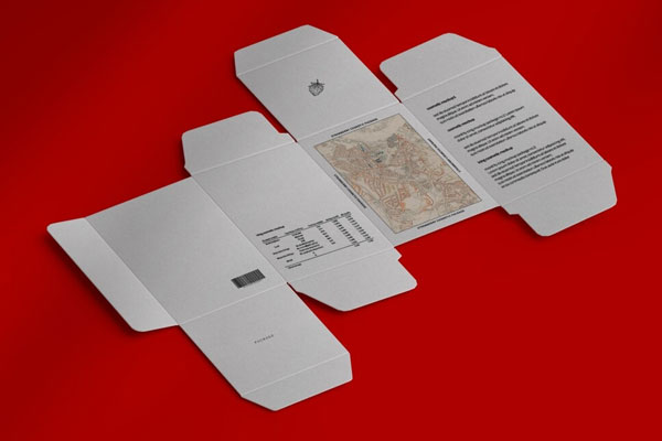 Perspective View of a Cosmetic Packaging Box Mockup