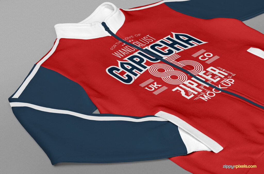 Perspective View of a Sweatshirt Mockup