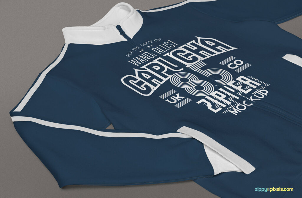 Perspective View of a Sweatshirt Mockup