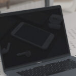 Perspective View of a MacBook Pro Mockup