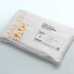 Perspective View of a Poly Mailer Bag Mockup