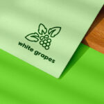 Perspective View of a Printed Logo Mockup