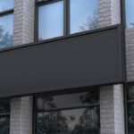Perspective View of a Realistic Shop Signage Mockup
