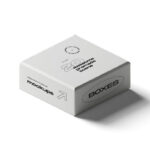 Perspective View of a Square Box Mockup