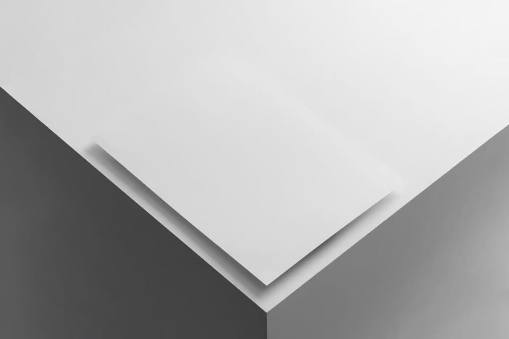 Perspective View of A4 Letterhead Mockup