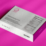 Perspective View of an A4 Packaging Box Mockup