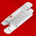 Perspective View of an Empty Cosmetic Packaging Box Mockup