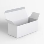 Perspective View of an Open Tuck Top Box Mockup
