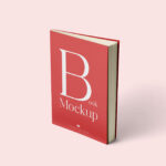 Perspective View of Book Cover Mockup