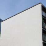Perspective View of Building Elevation Wall Mockup