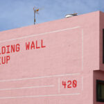 Perspective View of Building Wall Mockup