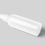Perspective View of Cosmetic Spray Bottle Mockup