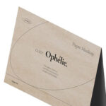 Perspective View of Desk Paper Mockup