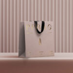 Perspective View of Elegant Bag Mockup