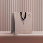 Perspective View of Elegant Bag Mockup